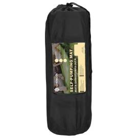 Saltea camping auto-gonflabila, poliester si spuma pu, negru, 180x50 cm, springos, 22 image