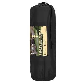 Saltea camping auto-gonflabila, poliester si spuma pu, negru, 180x50 cm, springos, 21 image
