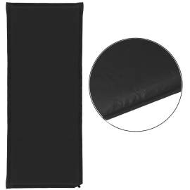 Saltea camping auto-gonflabila, poliester si spuma pu, negru, 180x50 cm, springos, 3 image