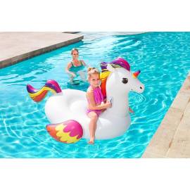 Saltea de apa gonflabila pentru copii, model unicorn, 150x117 cm, bestway maxi fantasy , 5 image