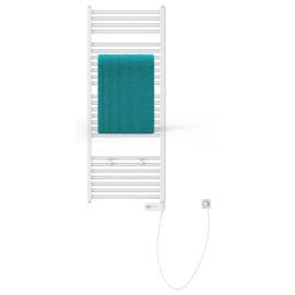 Eisl calorifer de baie cu temporizator, alb, 120x50x15 cm, 5 image