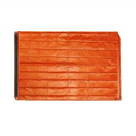 Sac de dormit termic, turistic, springos, portocaliu, impermeabil, 212x90 cm, 4 image