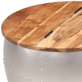 Măsuță de cafea, 53 x 43 cm, lemn masiv de acacia, 5 image