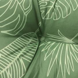 Pernă de paleți, model frunze, 120x80x12 cm, textil, 7 image