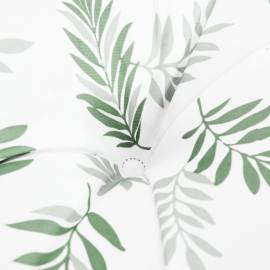 Pernă de paleți, model frunze, 50x40x12 cm, textil, 8 image