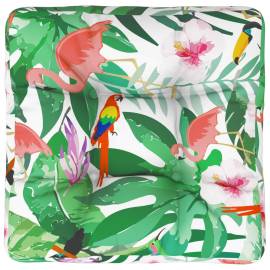 Pernă de paleți, multicolor, 50x50x12 cm, textil, 2 image