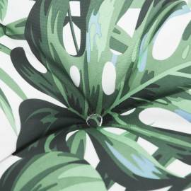 Pernă rotundă, model frunze, Ø 100 x 11 cm, țesătură oxford, 5 image