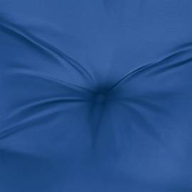 Pernă rotundă albastru regal, Ø 60 x11 cm, țesătură oxford, 5 image