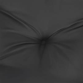 Pernă rotundă negru, Ø 100 x11 cm, țesătură oxford, 5 image