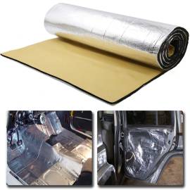 Material insonorizant auto cu strat din aluminiu, dimensiune 100cm x 100cm x 10mm, 2 image