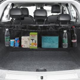 Organizator portbagaj auto cu 6 buzunare, 33 x 104 cm, culoare neagra, 7 image