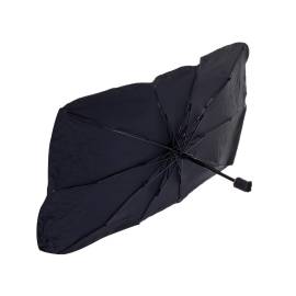 Parasolar Auto tip umbrela pentru parbriz, dimensiune 78 x 130 cm, culoare neagra, 6 image