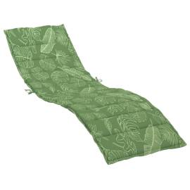 Pernă de șezlong, model frunze, textil oxford, 2 image