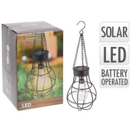 Progarden lampă cu bec solar, cu 10 led-uri, metal, 2 image