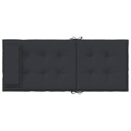 Perne de scaun cu spătar înalt, 4 buc, negru, țesătură oxford, 6 image