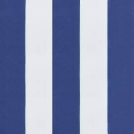 Perne de scaun spătar înalt, 6 buc. dungi albastre&albe, textil, 8 image
