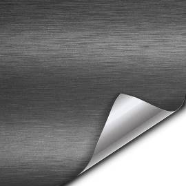 Folie colantare auto Aluminiu Polisat Antracit (1m x 1,52m), 2 image