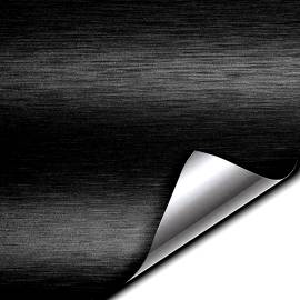 Folie colantare auto Aluminiu Polisat Negru (1m x 1,52m), 2 image