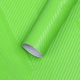 Folie colantare auto Carbon 3D - Verde (3m x 1,27m), 2 image