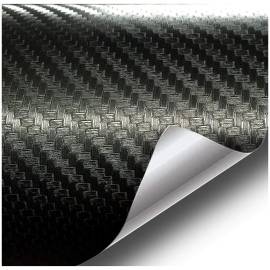Folie colantare auto Carbon 3D Negru, 3m x 1,27m, 2 image