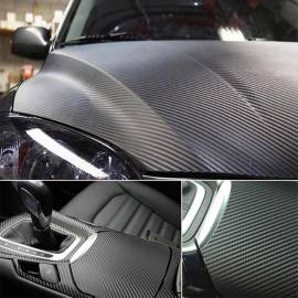 Folie colantare auto Carbon 3D Negru, 3m x 1,27m, 5 image