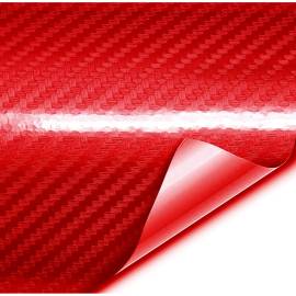 Folie colantare auto Carbon 5D Lacuit Rosu (3,0m x 1,52m), 2 image