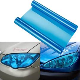 Folie protectie faruri / stopuri auto - Albastru (pret/m liniar), 2 image
