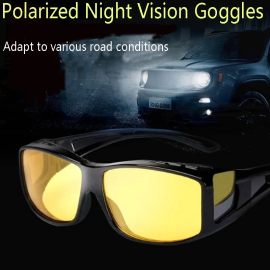 Set 2 perechi ochelari de condus pe timp de zi, noapte sau ceata HD VISION, 6 image