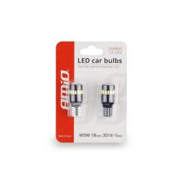 Set becuri auto cu LED CANBUS compatibil T10 W5W 19 SMD Alb 12V, 4 image