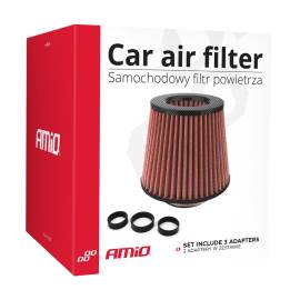 Filtru de aer conic Carbon cu 3 adaptoare, 4 image