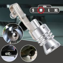 Fluier din aluminiu pentru toba marime M, compatibil cu motoare intre 1600 - 2000 cc, 2 image