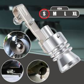 Fluier din aluminiu pentru toba marime S, compatibil cu motoare intre 1000 - 1600 cc, 2 image