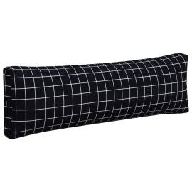 Perne pentru paleți, 3 buc, negru, model carouri, textil oxford, 5 image