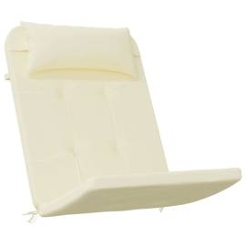Perne pentru scaun adirondack, 2 buc, crem, textil oxford, 3 image
