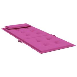 Perne de scaun cu spătar înalt, 6 buc, roz, țesătură oxford, 5 image