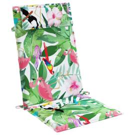 Perne de scaun spătar înalt, 4 buc., multicolor, textil oxford, 3 image