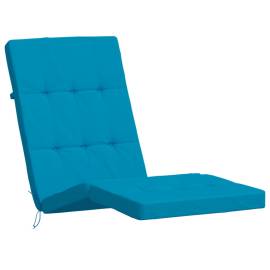 Perne de scaun pentru terasă, 2 buc, bleu, țesătură oxford, 4 image