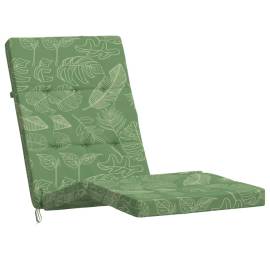 Perne scaun de terasă, 2 buc, model frunze, textil oxford, 4 image
