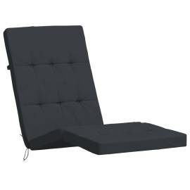 Perne scaun de terasă, 2 buc, negru, țesătură oxford, 4 image