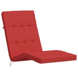 Perne scaun de terasă, 2 buc, roșu, țesătură oxford, 4 image
