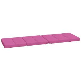 Perne scaun de terasă, 2 buc, roz, țesătură oxford, 6 image