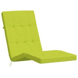 Perne scaun de terasă, 2 buc, verde deschis, țesătură oxford, 4 image