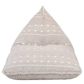 Canapea tip sac, maro deschis, material textil, petice, 2 image