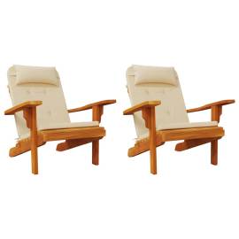 Perne pentru scaun adirondack, 2 buc, bej, textil oxford, 4 image