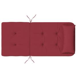 Perne pentru scaun adirondack, 2 buc, roșu vin, textil oxford, 8 image