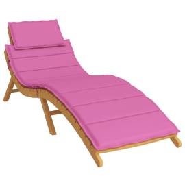 Pernă pentru șezlonguri, roz, material oxford, 3 image