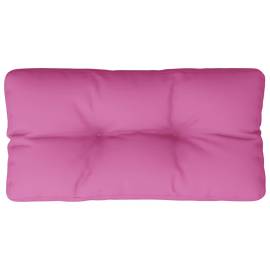 Pernă de paleți, roz, 80x40x12 cm, textil, 2 image