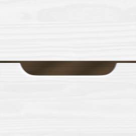 Pat de zi cu 3 sertare "irun", alb, 90x200 cm, lemn masiv pin, 7 image
