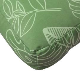 Pernă de paleți, 70x40x12 cm, textil, model frunze, 7 image