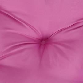 Pernă de paleți, roz, 80x80x12 cm, material textil, 8 image